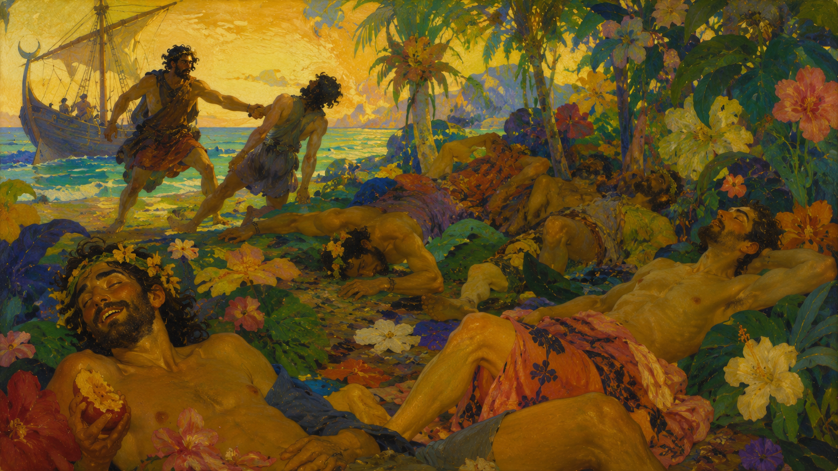 The Lotus-Eaters shore